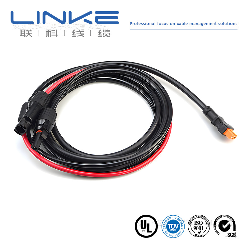 Photovoltaic Jumper Wire Connector Energy Storage Power Cable Assembly
