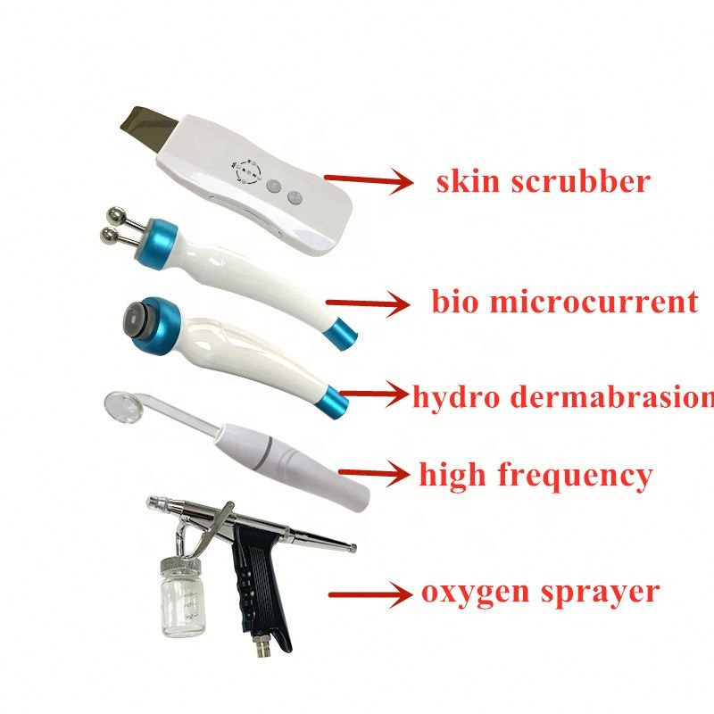 13 In 1 Skin Care Water Oxygen Jet Facial Machine With RF BIO Ultrasonic Head