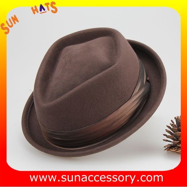 0381 Sunny hats diamond black wool felt hats ladies ,Shopping online hats and caps manufactuer