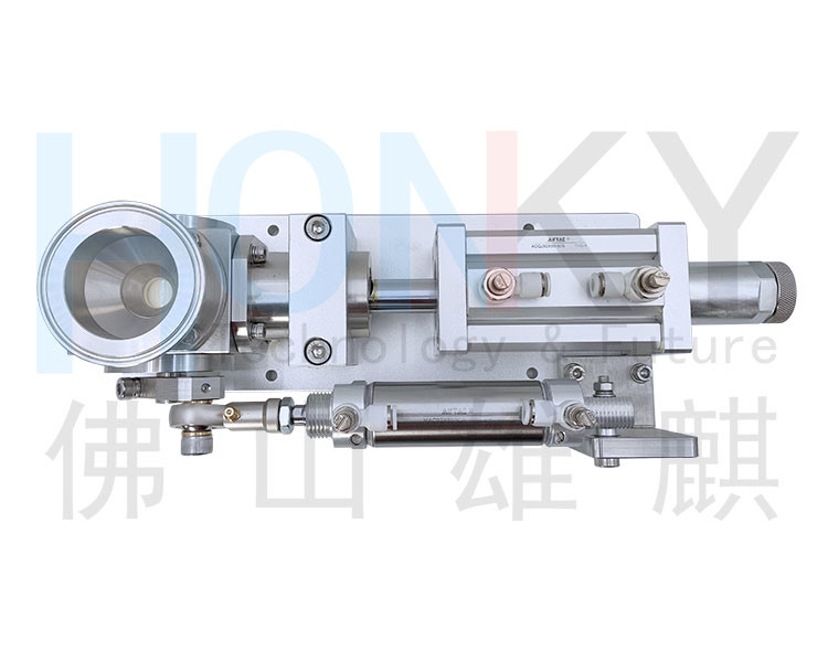 Air Driven Manual Adjustment OEM Rotary Valve Pneumatic Piston Filling Pump With Oem Service For Cream Lotion Filling