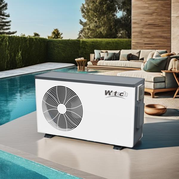 Long lasting Performance 8kw R32 Inverter Swimming Pool Heat Pump with Metal