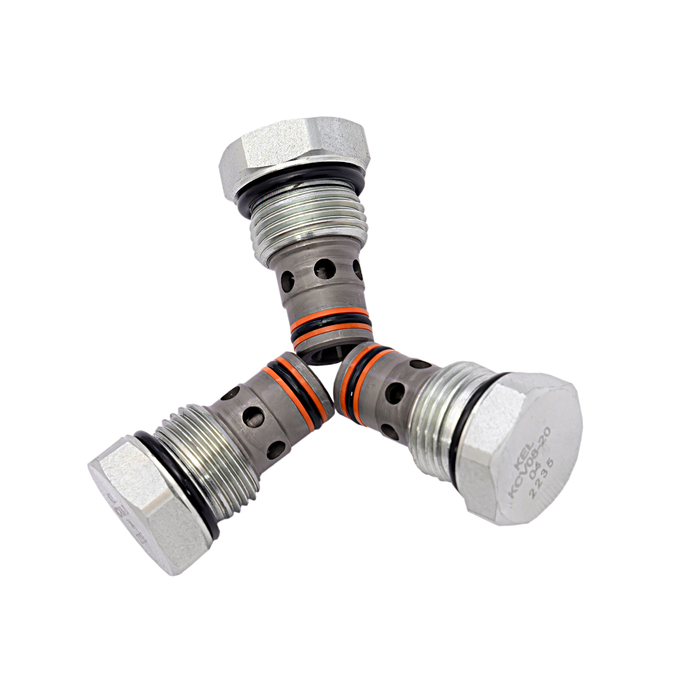 KCV08-20 Hydraulic One Way Directional Check Valve Threaded Cartridge Plug In