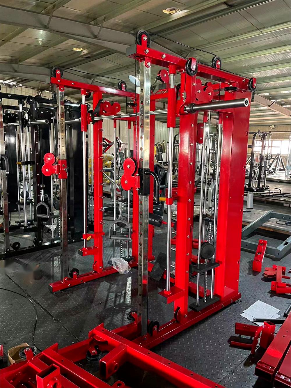 Home Gym Sport Equipment Station Multi Functional Power Cage Squat Rack Weightlifting Smith Machine