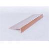 Buy cheap Wooden Effect PVC Extrusion Profiles Matt / Shiny Surface Type Optional from wholesalers
