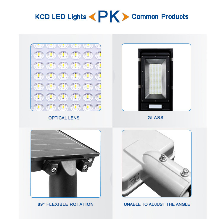 Outdoor Wall All In One Solar LED Street Light Dusk To Dawn Waterproof 40w 150w 200w 400w