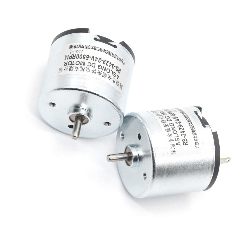 Carbon Brush High Torque Long-Life Motor RS-3429 Mini 12V DC Gear Motors Dc 24v Motor With Gear Box