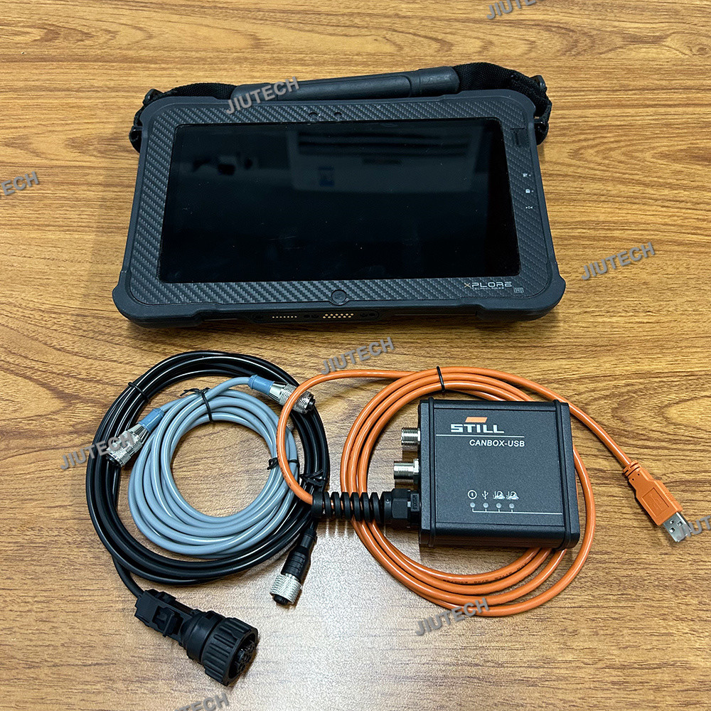 8.21 For Still Incado Box Diagnostic Kit for Still USB Interface forklift canbox FOR STILL Forklift Scanner Tools+tablet