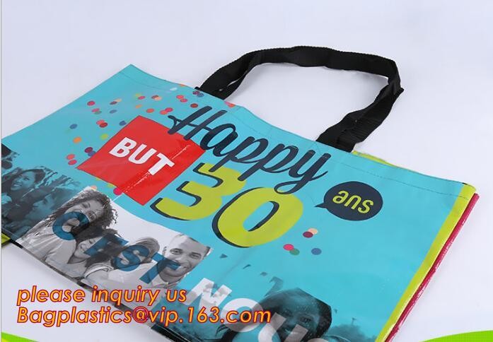 Custom Huge Luggage PP Woven Bag With Zipper Lock,PP Woven Shopping Bag,Factory customized cheap laminated pp woven shop