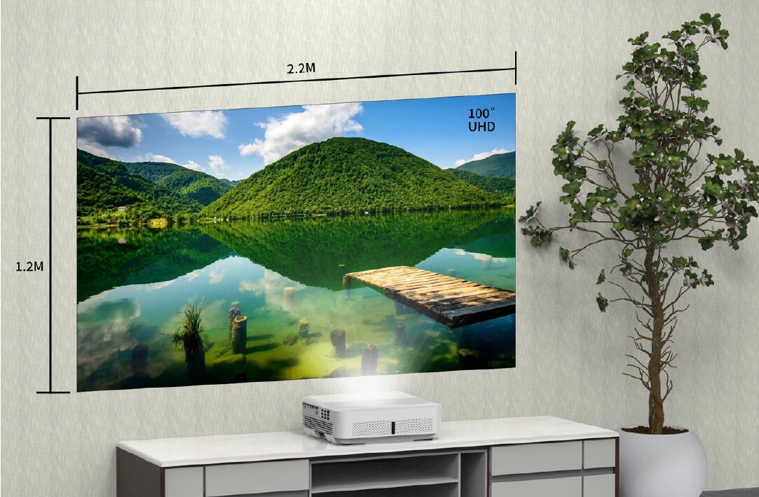 3600lm Ultra Short Throw Laser Projector 4k For Home Theater OEM