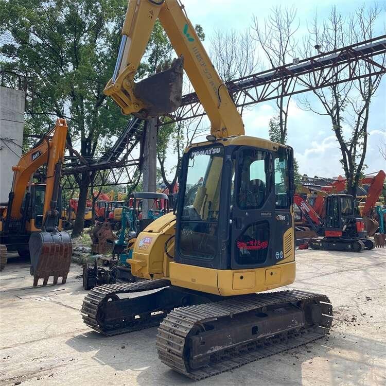 used excavator komatsu pc78 mini 7tons Second hand digging 7ton 8tons mini used komatsu excavator pc78