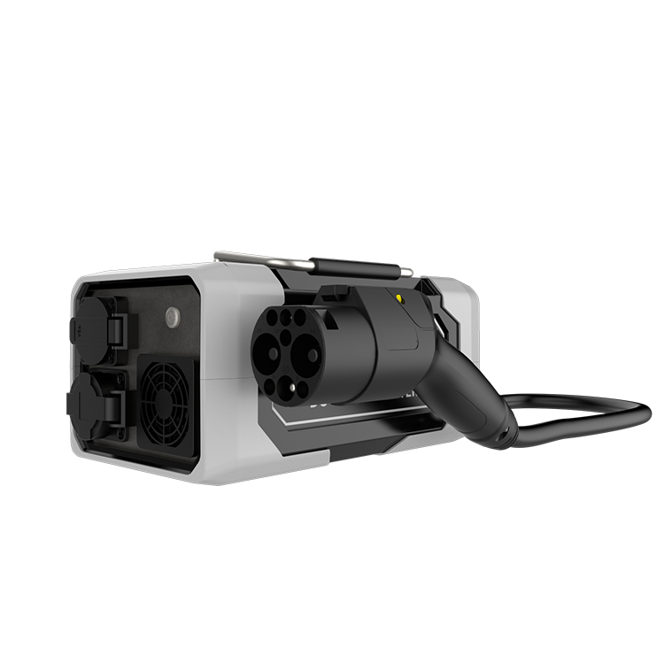 3.5kw 5kW V2L Portable Discharger With GBT CHAdeMo CCS NACS Tesla DC Charger Plug DC to AC EV Power Output