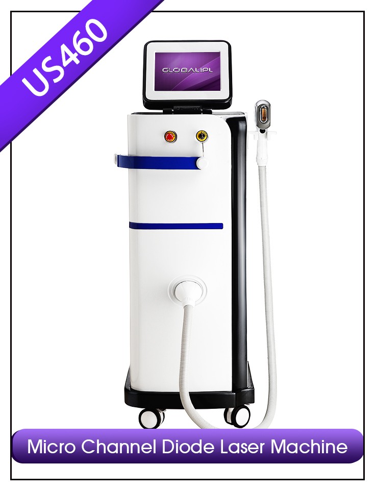 Three Wavelengths Diode Laser Hair Removal Machine 1 - 10Hz Frequency
