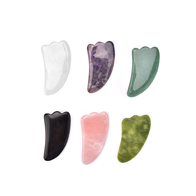 Pink Quartz Natural stone Jade Roller