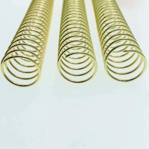 Electroplated 1" 46 Tooth Metal Spiral Coil Binding Supplies For Books