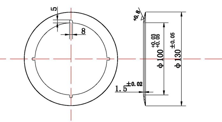 plastic film slitting machine cutting blade