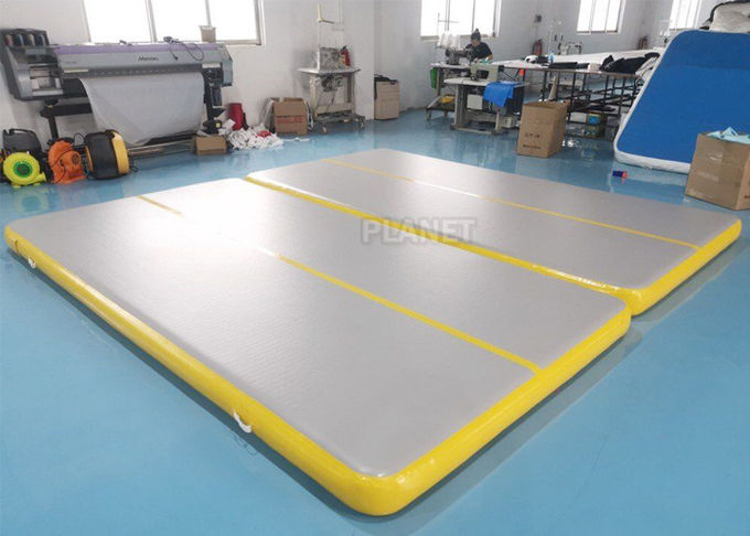 Double Triple Stitching 4x2x0.2m Inflatable Air Tumble Track