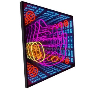  Transform Your Space with Infinite Mirror 3D Custom Led Neon Sign Embrace Creativity Manufactures