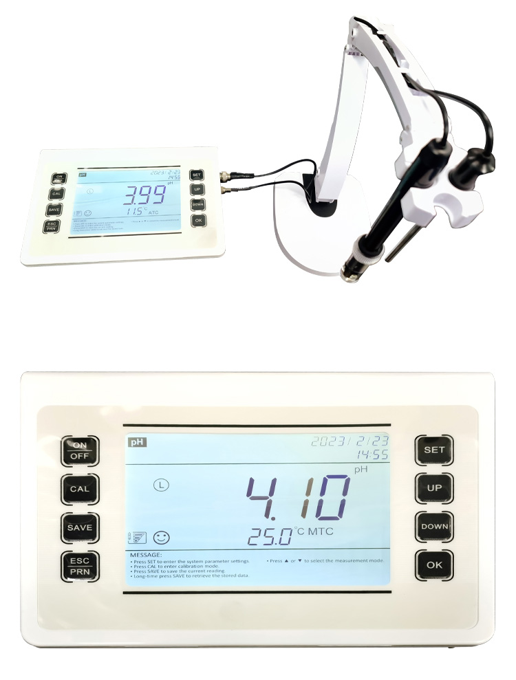 1mV Resolution Labrotary pH Meter with Accurate 0.1/0.01 pH Resolution and Precision