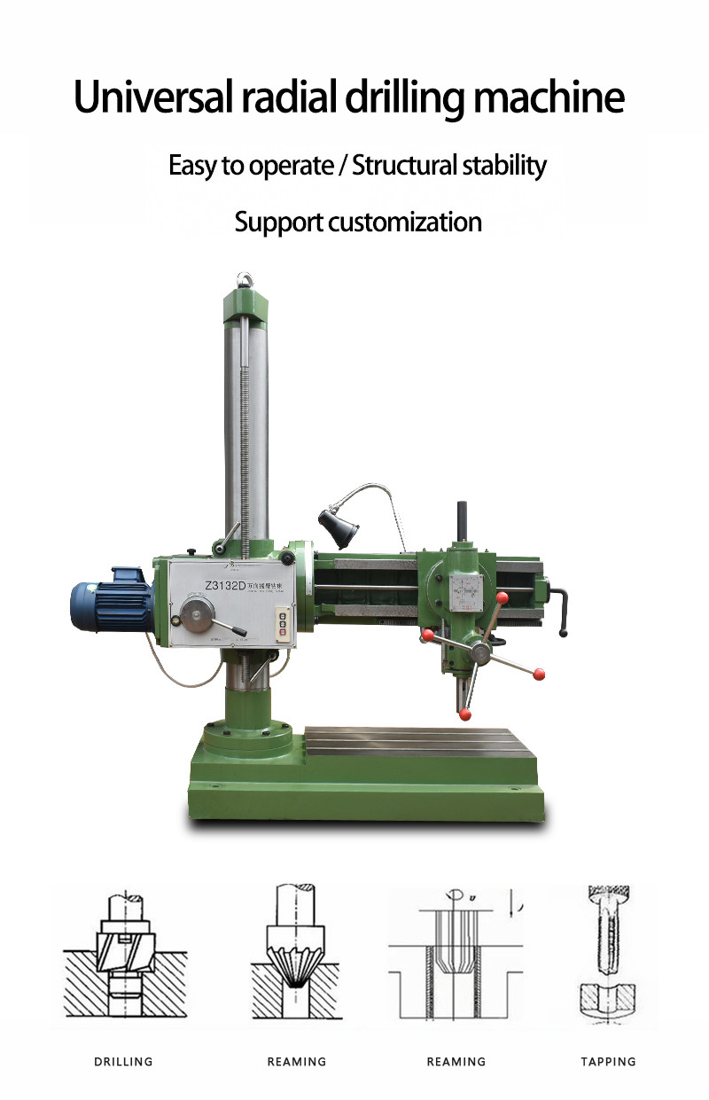 Universal radial drilling machine Z3132D Automatic Feed Radial Drilling Machine