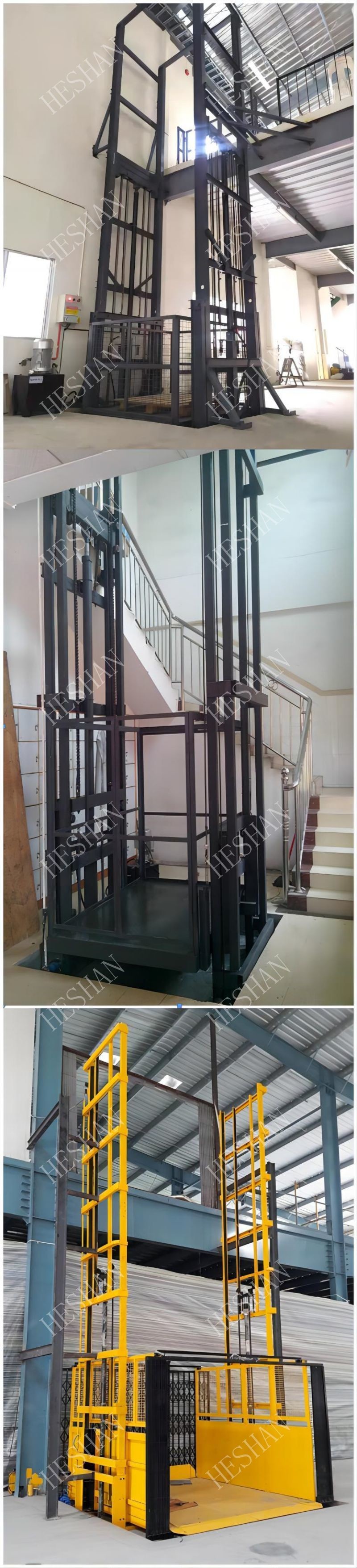 OEM Electric Hydraulic Cargo Lift Platform Heavy Duty Warehouse Cargo Lift