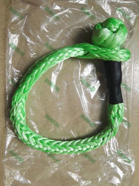 Multicolour uhmwpe braided soft shackle ,kinetic energy ropes，metal shackle