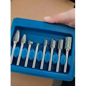 Fengke 8pcs 1/4" Shank Diameter Double Cut Tungsten Carbide Grinding Burr Bit