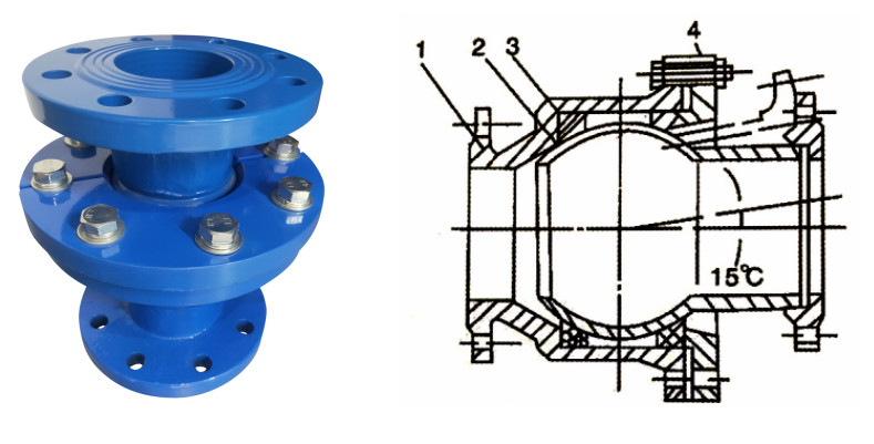 DN800 PN16 Good Corrosion Resistance Carbon Steel Material E-Type Spherical Pipe Fittings
