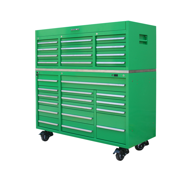 Secure and Sturdy Heavy Duty Black Tool Chest Workbench for Cold Rolled Steel Storage