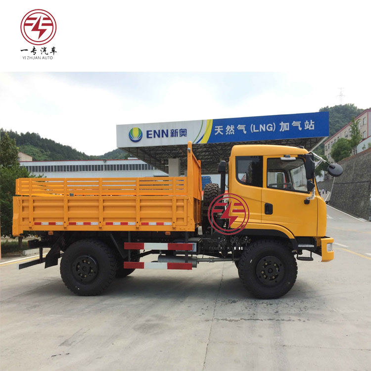 Manual Transmission Cummins Engine Dongfeng AWD 4x4 Diesel Mini Truck for 2 Passengers