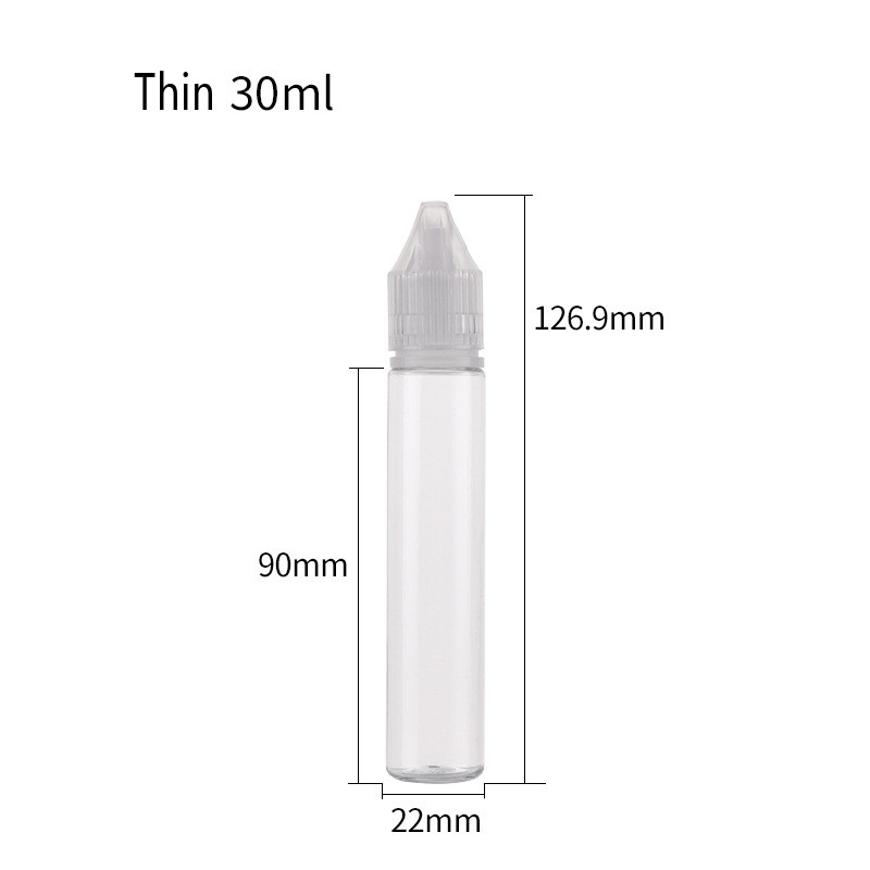 30 ml V3 Essential Oil Screw Black Plastic Lid Plastic Bottle Dropper Tamper Evident