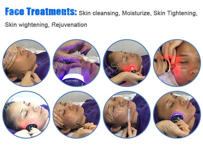 9 In 1 Skin Cleansing Microdermabrasion Hydro Facial Machines