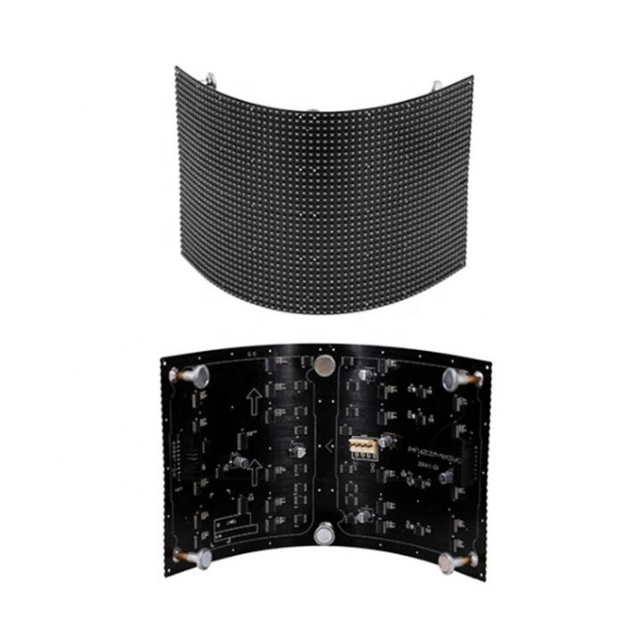 Indoor HD P4 SMD Soft Led Display,1/16 scans curved led display indoor led flexible modules