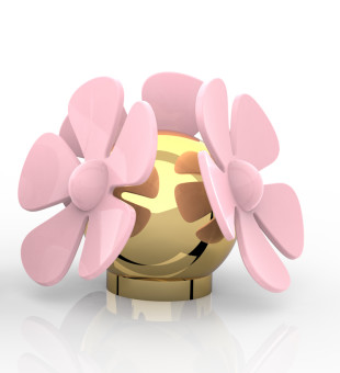 Flower Shaped Customized Logo Zamak Perfume Caps Zinc Alloy Perfume Lids