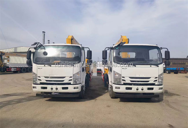 Factory Quality Mini Small Cargo Truck 1ton Truck Mounted Crane