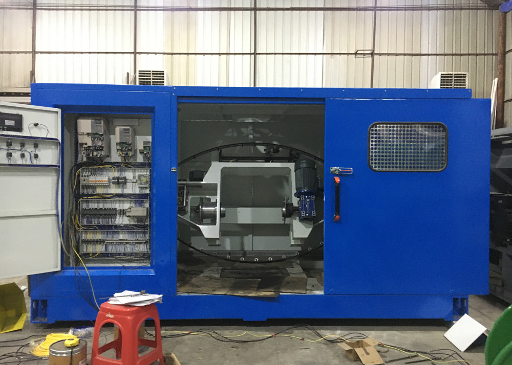 Double Twist Bunching Machine For 10mm 16mm Copper Aluminum Wires