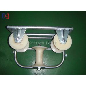 Multi-Groove Corner Ground Roller For Parallel Cable Pullin