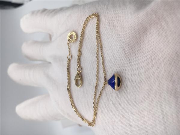 18K Yellow Gold Luxury Jewelry Jewelry Divas Dream Bracelet BR857290 With Lapis