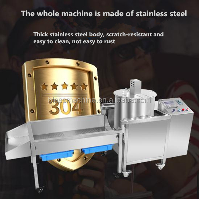 80 KG Electromagnetic Heating Corn/Rice Popcorn Processing Machine for and Efficiency