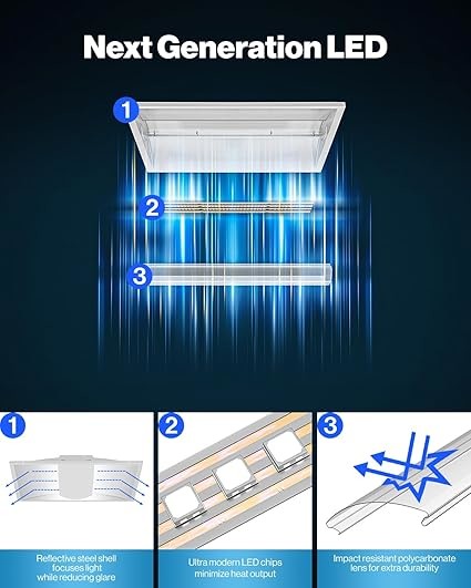 Durable 130lm/W Dimmable Troffer Light , LED Ceiling Troffer Lights