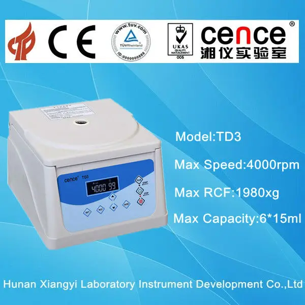 Laboratory TD3 Blood Separation Centrifuge Low Speed