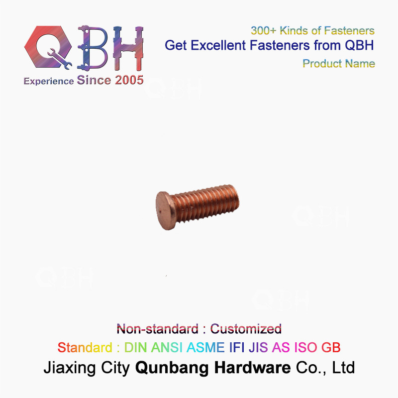 Copper Plated Welding M3 Stainless Steel Hex Head Bolts Din hex flange bolt