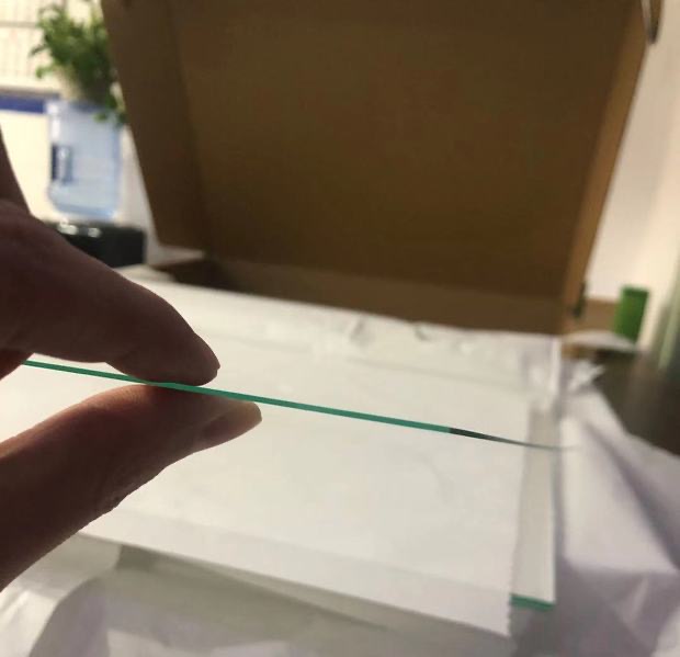 1.6mm 1.8mm 6mm Clear Float Glass For Clock Cover Picture Frame