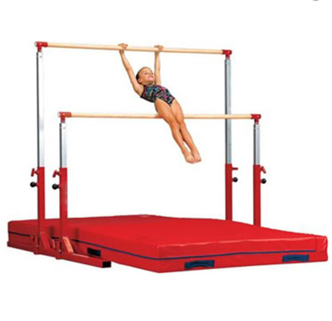 Fig Approval Artistic Kids Gymnastics Indoor Uneven Bars For Children’S Training Purposes