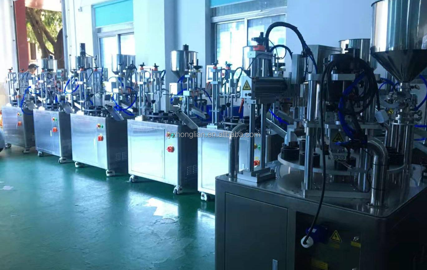 Multifunctional ointment tube and sealing cosmetic filling machine cream for honey