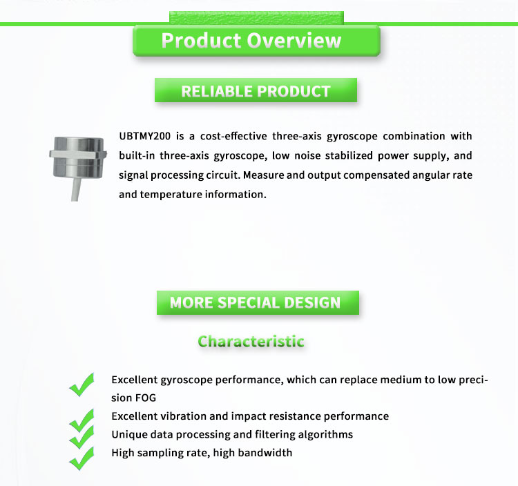 Customized UBTMY200Y Fibre Optic Gyroscope Sensor For Navigation And Attitude