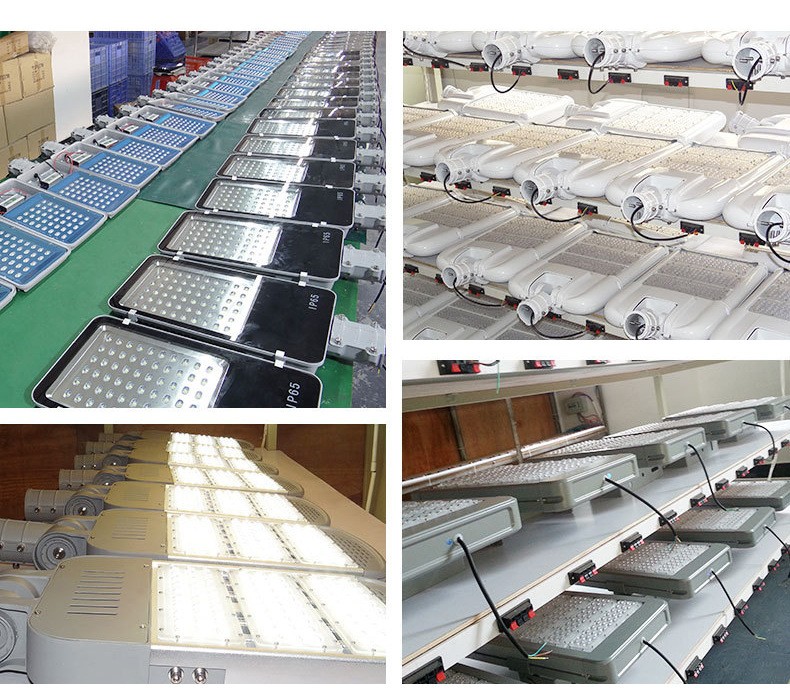 High Efficiency Led Shoebox Light 50W 100W 150W Separated Solar Panel