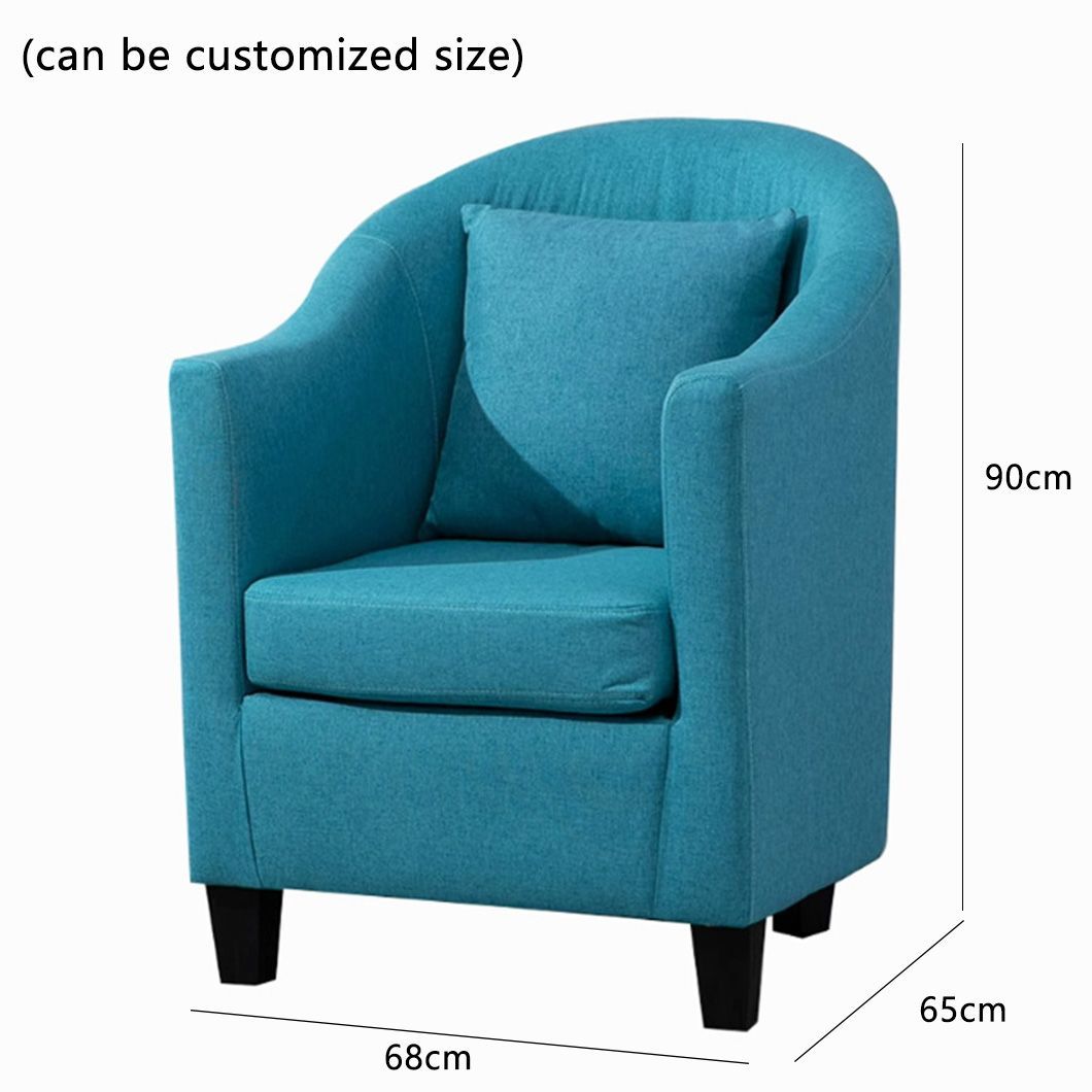 Modern Casual Luxury Frame Single Sofa Chair for Living Room Bedroom Furniture