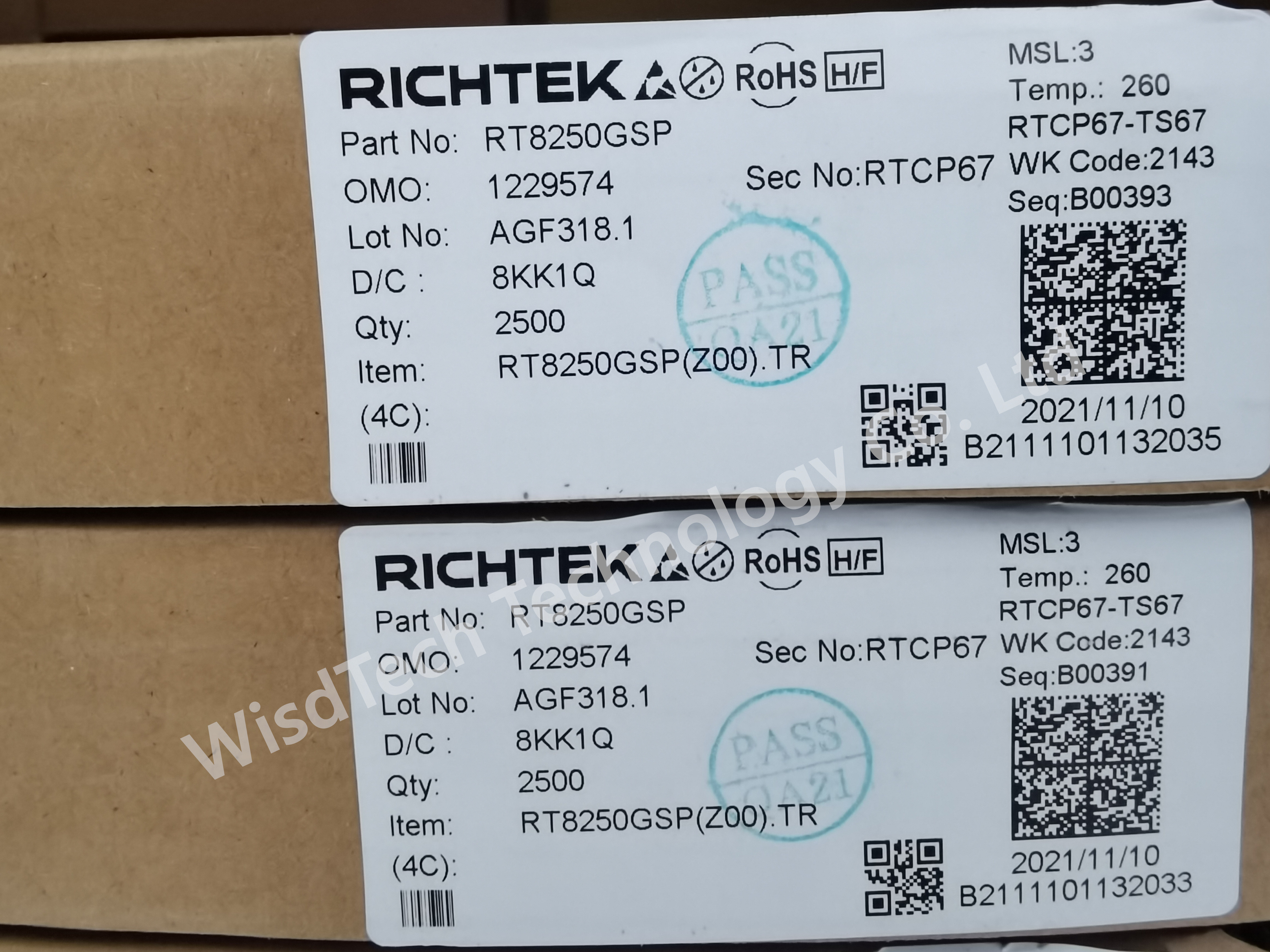 RT8250GSP Switching Voltage Regulators 3A Integrated Circuits ICs Circuit Chip