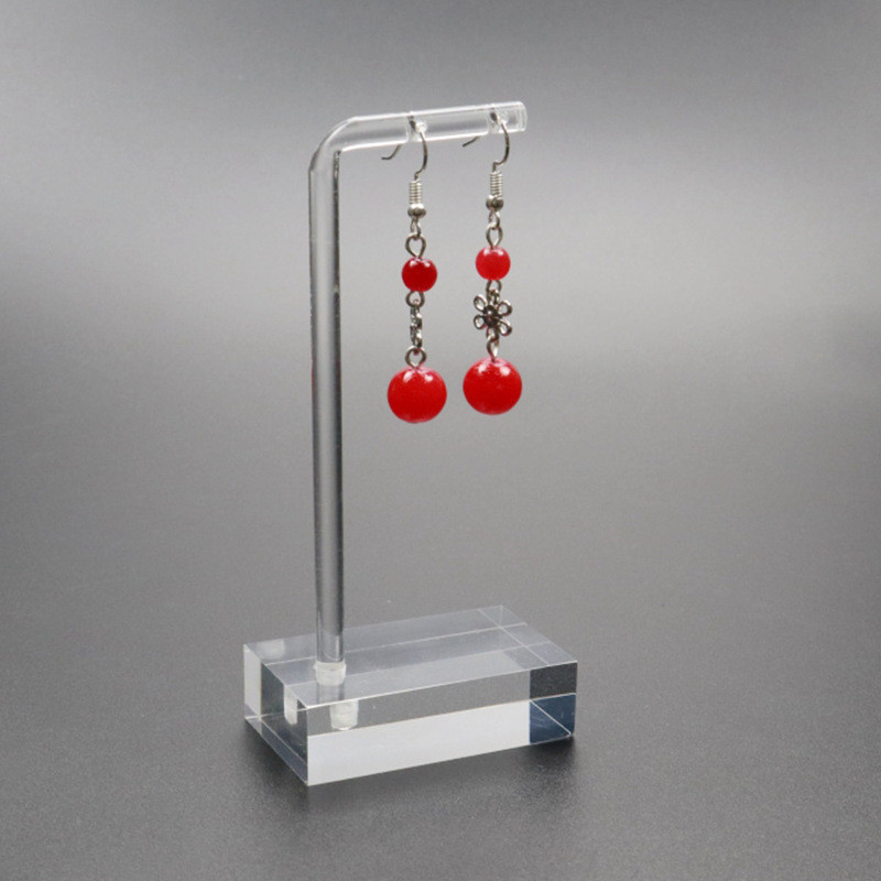 Assembled Elegant Design Plexiglass Acrylic Earring Display Stand Holder For Earrings