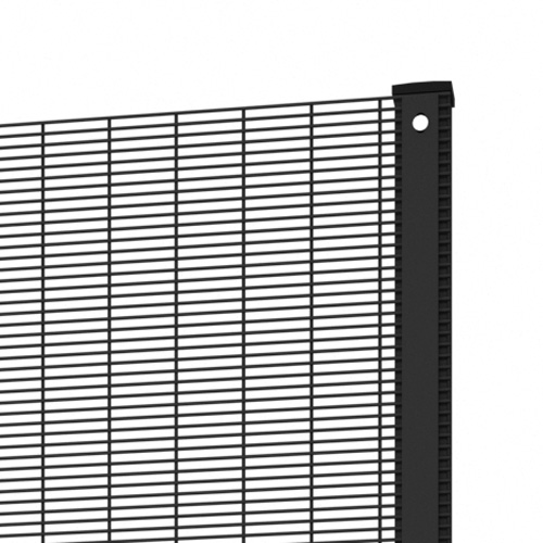 1.8*2.4m High Security Anti-climb 358 Fence Powder Coated Clear Vu Fence